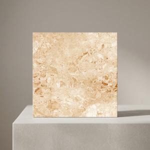 Carreaux de sol en porcelaine brillante Glamour Crema Digital 600x600mm, résistants aux acides, antibactériens, antidérapants, céramique de qualité supérieure - Product Image 4