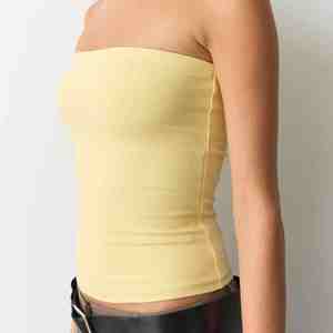 Débardeurs tube en jersey 100 % coton respirant pour femmes, style bandeau, décontractés, sans bretelles, courts, pour l'été, vente en gros - Product Image 3