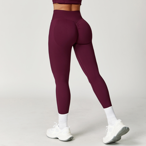 Pantalons de yoga et leggings pour femmes, en nylon, sans couture, respirants, légers, avec logo, très demandés - Product Image 5