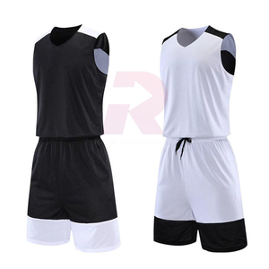 Maillot de basket-ball réversible personnalisé en maille respirante grande taille, 100 % polyester, qualité supérieure, vente en gros à prix abordable - Product Image 3