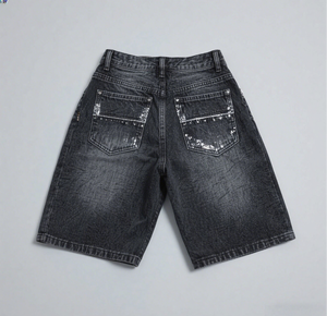 Shorts de Mezclilla para Hombre, Casuales, Holgados, Personalizables con Bordado e Impresión, Estilo Baggy - Product Image 2