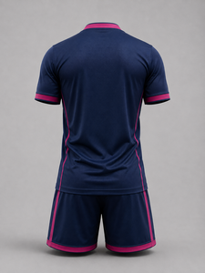 Diseña Tu Propio Uniforme de Fútbol Personalizado de Alta Calidad para Hombre Adulto, Conjunto con Relieve, 100% Poliéster Transpirable, Cuello en V, Manga Corta - Product Image 3