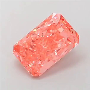 Diamante Rosa de Corte Radiante, Cultivado en Laboratorio, Claridad VS VVS, Certificado IGI, Corte Excelente, 1.7 Quilates, Diamantes Sueltos - Product Image 1