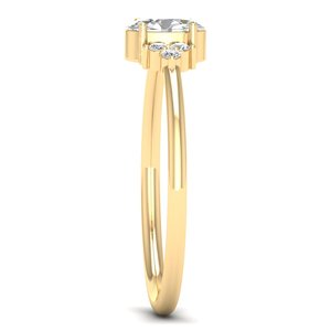 Anillos de boda REYES de alta calidad en oro sólido de 14K con diamantes cultivados en laboratorio HPHT CVD para mujer, precio al por mayor, joyería fina. - Product Image 3