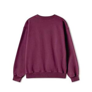 Sweat-shirts vintage pour hommes de haute qualité, 100% coton, col rond, vêtements d'hiver, fabrication professionnelle, teinture unie - Product Image 4