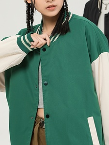 เสื้อแจ็คเก็ตสีเขียวสำหรับผู้ชาย ทรงปกติ ปกคอพับ แขนยาว สไตล์ลำลอง สตรีทแวร์ เสื้อคลุมสีพื้น ผ้าแคนวาส - Product Image 5