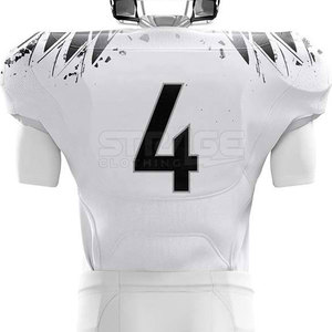Uniforme de Fútbol Americano de Rendimiento Profesional con Material de Poliéster Transpirable y Absorbente de Humedad, Diseño Ecológico - Product Image 6