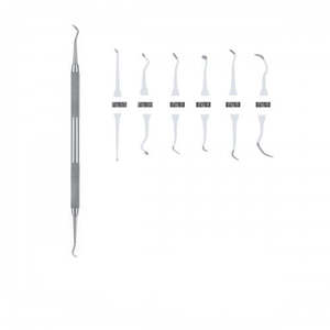 Servicio OEM ODM: Sondas y espátulas dentales con mango de diseño ergonómico Woodson, de acero inoxidable de buena calidad, de Dentavex - Product Image 3