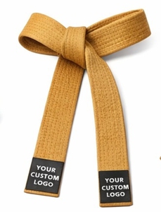 Ceinture de BJJ personnalisée OEM, broderie sur mesure, 100% coton tissé perlé, vêtements d'arts martiaux avec logo et étiquette personnalisés - Product Image 6
