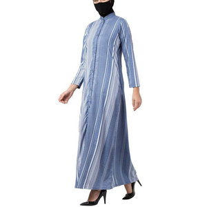 Abaya simple et sobre pour femmes, vêtements islamiques minimalistes et modestes, robe longue à manches longues pour femmes - Product Image 5