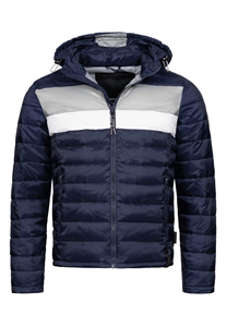 Two color design OEM Wholesale Custom Winter Warm Quilted Bubble Down Padded Puffer <b>Jackets</b> With Hooded <b>jacket</b> - Product Image 3