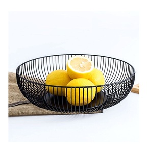 Modern Decorative Metal Fruit <b>Basket</b> For Home Kitchen Countertop Fruit Organization And Stylish <b>Table</b> Centerpiece - Product Image 4
