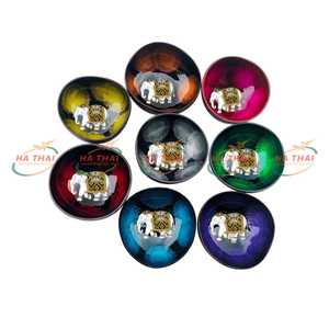 Artisanat en coquillages naturels Bols en noix de coco Finition laquée artisanale Vaisselle écologique pour une vie durable Vente en gros - Product Image 2