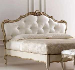Traditional King Size <b>Bed</b> With Tufted Upholstery And <b>Gold</b> <b>Frame</b> Solid Wood Bedroom Furniture Set For Home Wedding Villa - Product Image 4