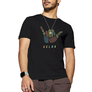 Camiseta de Cuello Redondo de Algodón Premium para Hombre, Transpirable, Informal, de Manga Corta, para Uso Diario y Deportivo, Camisetas de Algodón Personalizadas para Hombre - Product Image 6