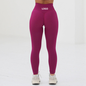 Custom Breathable Buttery Soft V Shape Butt Lifting Yoga Legging <b>Pants</b> High Waist Women Yoga Leggings - Product Image 1