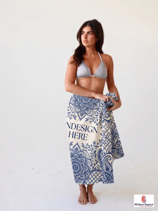 Pareo Hawaiano Polinesio Personalizado de Moda, Envoltura de Playa Ligera, Ropa Tropical para Resort, Proveedor y Exportador de Tejidos OEM ODM - Product Image 3