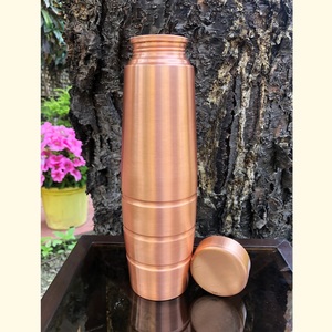 Bouteille d'eau en cuivre pour la maison, le bureau, la salle de sport, les voyages, l'usage quotidien, vente en gros - Product Image 1