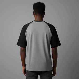Camiseta Oversize de Algodón Orgánico 100% de Estilo Urbano para Hombre, Tallas Grandes, con Estampado de Logotipo Personalizado, Diseño Liso - Product Image 6