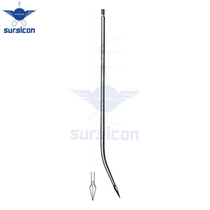 Aguja Redon de 19.5 cm / 7-3/4 Pulgadas, 16 Calibres, Punta de Lanceta Ligeramente Curvada, Extremo Roscado, Acero Inoxidable, Aguja Quirúrgica para Drenaje - Product Image 5