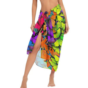 Women <b>Beach</b> Sarong Cover Up Lightweight <b>Wrap</b> Skirt Swimwear Cover Up Summer Vacation Resort Wear Sarongs For Ladies - Product Image 3