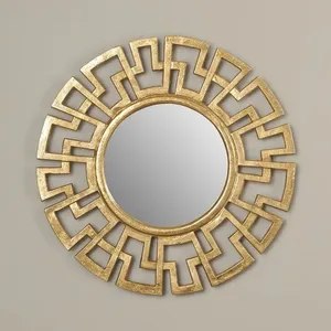 Espejo de pared industrial de hierro con recubrimiento en polvo para oficinas creativas, cocinas, garajes y espacios utilitarios con superficie reflectante - Product Image 3