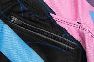เสื้อเจอร์ซีย์ปั่นจักรยานแขนสั้นผู้ชายยอดนิยม สีชมพู ฟ้า ดำ ลายกราฟิก ระบายอากาศ แห้งเร็ว ชุดกีฬา - Product Image 4