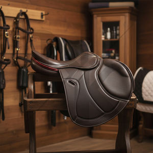 Advanced <b>Equestrian</b> Dressage Saddle Premium Calfskin Leather English Close Contact English horse racing products from India - Product Image 6