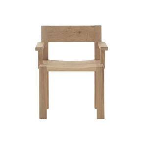 เก้าอี้ทานข้าวไม้สักแท้ ดีไซน์มินิมอลทันสมัย – เก้าอี้ไม้ทำมือ งานเคลือบผิวธรรมชาติ จากโรงงานโดยตรง - Product Image 4