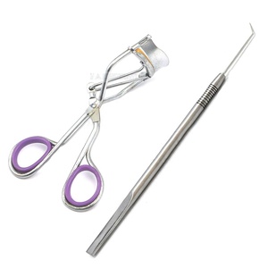 Juego de herramientas de maquillaje de acero inoxidable para rizar y levantar pestañas, herramienta de permanente de queratina ecológica - Product Image 1