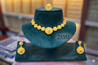 Kalung Wanita Lapis Emas Rose Gold Gaya Vintage Terinspirasi India dengan Liontin Kuningan, Rantai Kotak Kuarsa, Gaya Klasik, Terbaik 2024