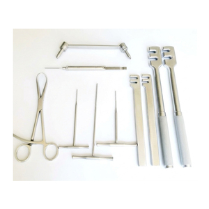 Juego de Instrumentos Ortopédicos Veterinarios Surtidos, 10 Piezas de Acero Inoxidable, Instrumentos Ortopédicos Surtidos para Cirugía Ósea Animal - Product Image 2