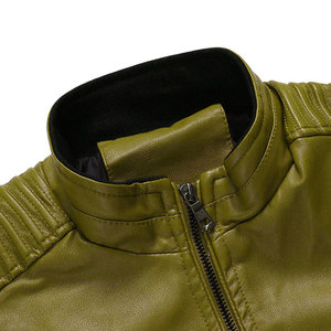 Veste en cuir pour homme, style nouveau, légère, coupe-vent, design de logo personnalisé, vêtements de mode, veste d'hiver pour homme - Product Image 3