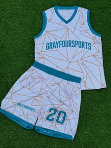 Pantalones Cortos de Baloncesto Personalizados con Impresión por Transferencia de Calor, Uniforme de Equipo de Baloncesto Personalizado, 100% Poliéster Transpirable - Product Image 3