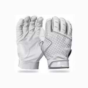 Premium Quality Baseball Batting Gloves Genuine Leather Ambidextrous <b>Hook</b> and Loop Closure Non Slip Palm for Adults Unisex - Product Image 4