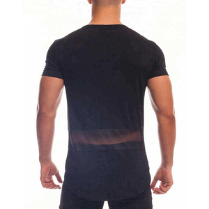 T-shirts de jogging grande taille pour hommes, coupe slim décontractée, col rond, légers, 100% coton, t-shirt pour hommes grande taille - Product Image 6