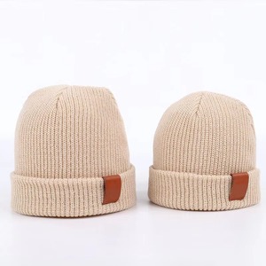 Premium Beanie Hat Custom Logo Knit Cap Unisex Winter Warm Soft Outdoor Casual Beanie - Product Image 6