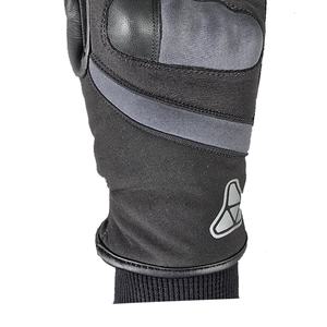 Guantes de moto eléctricos impermeables de cuero de fibra de carbono de alta calidad para deportes al aire libre de invierno para hombres - Product Image 6