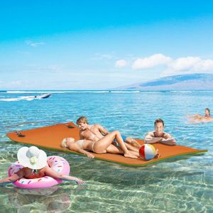 Tappetino Galleggiante Portatile in PVC Ecologico, Resistente, a Forma di Nassa, per Intrattenimento e Nuoto in Piscina - Product Image 1