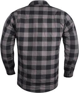 Chemise de motard en flanelle à carreaux blindée pour homme, respirante, coupe-vent, ignifuge, séchage rapide, plusieurs poches de rangement - Product Image 3
