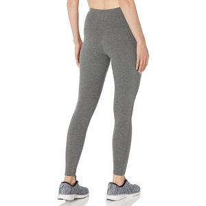 Leggings de fitness unisexe taille mi-haute coupe ajustée en coton élasthanne pour le yoga et l'entraînement sportif - Product Image 2