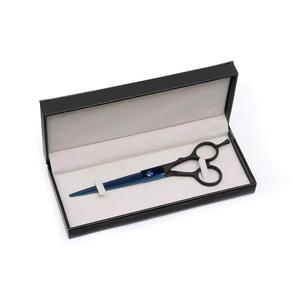 Ciseaux de coiffure professionnels, lame en acier inoxydable, manche en plastique noir, manche long, pour droitiers, pour salon de coiffure - Product Image 6