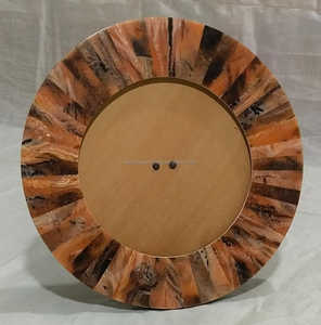 Meilleures ventes Miroir rond en résine et bois fait main de haute qualité Ensemble de 2 pièces Design pour la décoration de la maison ou de l'hôtel En provenance d'Inde - Product Image 1