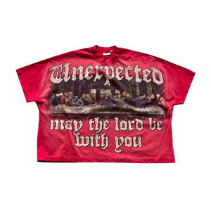 T-shirt Unisexe Décontracté 2026 Coupe Boxy Personnalisée Imprimé Graphique Gothique Sérigraphié Effet Délavé Vintage Oversize Hip Hop Streetwear - Product Image 1