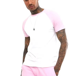 Custom Logo Men's Streetwear 100% Organic Cotton <b>Knitted</b> Eco-Friendly Short Sleeve T-Shirt & Shorts <b>Set</b> Summer Front Logo - Product Image 4