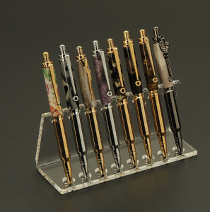Acrylic Pen Holder Modern Eco-Friendly <b>Rotating</b> Transparent Acrylic Square Pen Holder At Lowest Price - Product Image 6