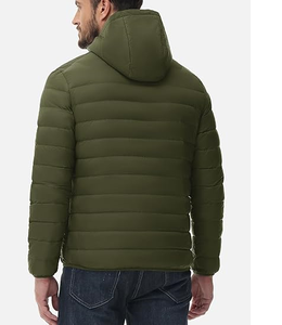 Men's Down Puffer <b>Jacket</b> with Hood <b>Packable</b> Lightweight Puffy Winter Coat Hooded - Product Image 6