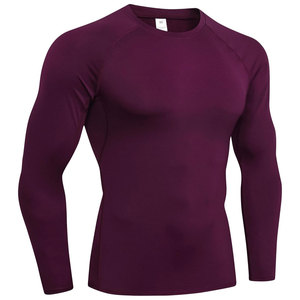 Chemise de sport pour homme à manches longues, bleu marine, séchage rapide, spandex UPF50+, pour la natation et le surf, adulte - Product Image 4