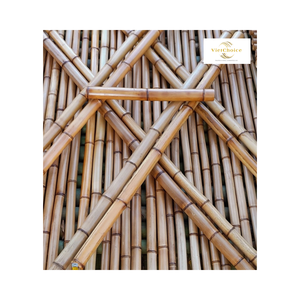 Venta a granel Ecológico Fuerte Poste de bambú natural de alta calidad Origen de Vietnam Tamaño personalizado Planta de jardín de vida útil a largo plazo - Product Image 3