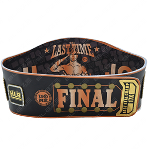 Cinturón de Campeonato de Halterofilia Personalizado, Doble Hebilla, Impresión Digital, Cuero y Latón, Diseño John Cena Last Time, Cómodo para Lucha Libre - Product Image 3
